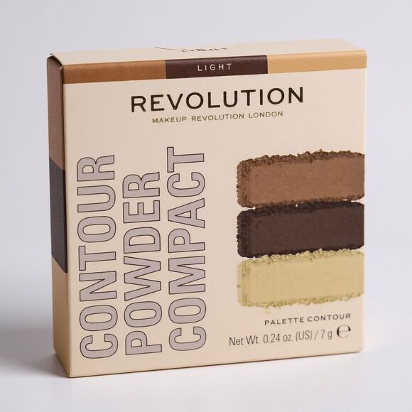 Revolution Contour Powder Palette Compact - Light 7g / 0.24 oz NEW SEALED - Picture 1 of 4